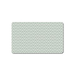 Vintage Pattern Chevron Magnet (name Card)