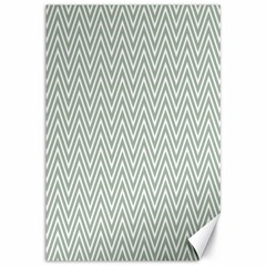 Vintage Pattern Chevron Canvas 12  X 18  by Sapixe