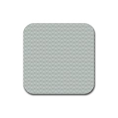 Vintage Pattern Chevron Rubber Coaster (square)  by Sapixe