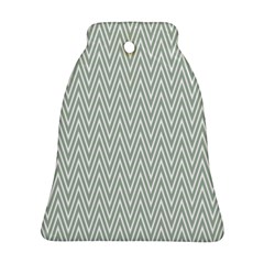 Vintage Pattern Chevron Bell Ornament (two Sides) by Sapixe