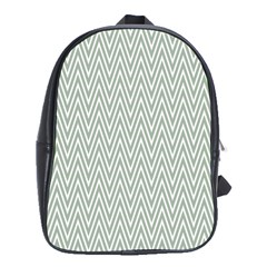 Vintage Pattern Chevron School Bag (xl) by Sapixe