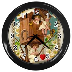 Valentine 1171220 1920 Wall Clock (black) by vintage2030