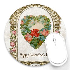 Valentines Day 1171148 1920 Round Mousepads by vintage2030