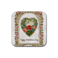 Valentines Day 1171148 1920 Rubber Coaster (square)  by vintage2030