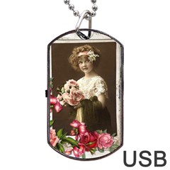 Vintage 1168517 1920 Dog Tag Usb Flash (two Sides) by vintage2030