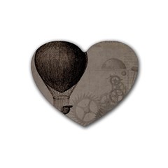 Vintage 1143341 1920 Rubber Coaster (heart)  by vintage2030