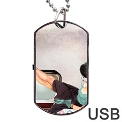 Vintage 1133810 1920 Dog Tag Usb Flash (one Side) by vintage2030