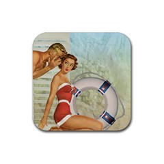 Retro 1135044 1920 Rubber Coaster (square)  by vintage2030