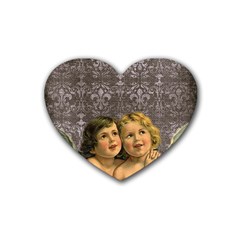 Vintage 1143398 1920 Rubber Coaster (heart)  by vintage2030