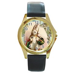 Easter 1225818 1280 Round Gold Metal Watch by vintage2030