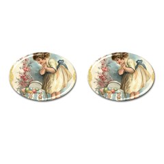 Easter 1225815 1280 Cufflinks (oval) by vintage2030