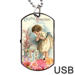 Easter 1225815 1280 Dog Tag Usb Flash (one Side) by vintage2030