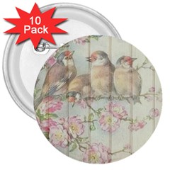 Vintage 1225885 1920 3  Buttons (10 Pack)  by vintage2030