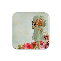 Vintage 1225887 1920 Rubber Square Coaster (4 Pack)  by vintage2030