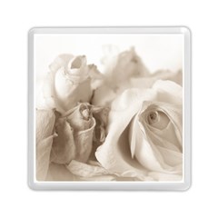 Vintage Rose Shabby Chic Background Memory Card Reader (square) by Sapixe