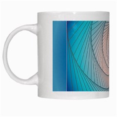 Decorative Background Blue White Mugs by Sapixe