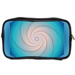 Decorative Background Blue Toiletries Bag (Two Sides) Front