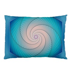 Decorative Background Blue Pillow Case (two Sides) by Sapixe