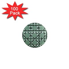 Pattern Graphics Figure Line Glass 1  Mini Magnets (100 Pack)  by Sapixe