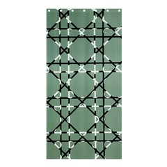 Pattern Graphics Figure Line Glass Shower Curtain 36  X 72  (stall) 