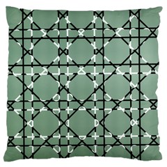 Pattern Graphics Figure Line Glass Large Flano Cushion Case (two Sides) by Sapixe