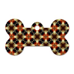 Kaleidoscope Image Background Dog Tag Bone (two Sides) by Sapixe