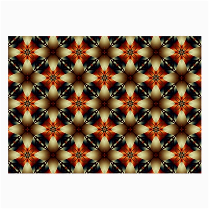 Kaleidoscope Image Background Large Glasses Cloth