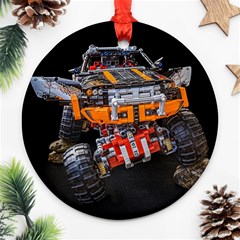 Monster Truck Lego Technic Technic Ornament (round) by Sapixe