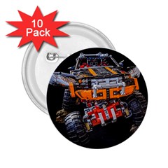 Monster Truck Lego Technic Technic 2 25  Buttons (10 Pack)  by Sapixe