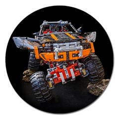 Monster Truck Lego Technic Technic Magnet 5  (round) by Sapixe