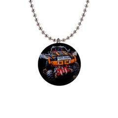 Monster Truck Lego Technic Technic Button Necklaces by Sapixe