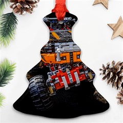 Monster Truck Lego Technic Technic Christmas Tree Ornament (two Sides) by Sapixe