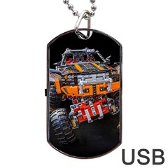 Monster Truck Lego Technic Technic Dog Tag Usb Flash (one Side) by Sapixe