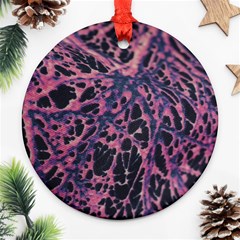 Fabric Textile Texture Macro Model Ornament (round) by Sapixe