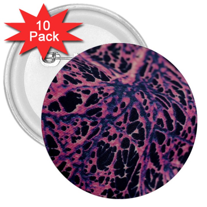 Fabric Textile Texture Macro Model 3  Buttons (10 pack) 