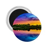 Sunset Color Evening Sky Evening 2.25  Magnets Front