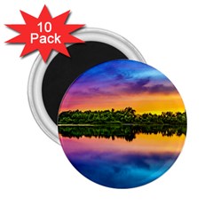 Sunset Color Evening Sky Evening 2 25  Magnets (10 Pack)  by Sapixe