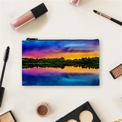 Sunset Color Evening Sky Evening Cosmetic Bag (small) by Sapixe