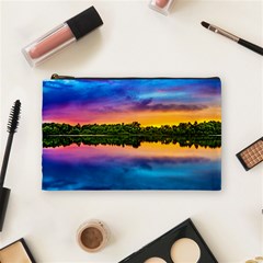 Sunset Color Evening Sky Evening Cosmetic Bag (medium) by Sapixe