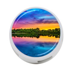 Sunset Color Evening Sky Evening 4-port Usb Hub (two Sides) by Sapixe