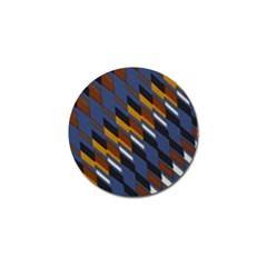 Colors Fabric Abstract Textile Golf Ball Marker (10 Pack) by Sapixe