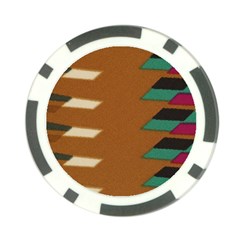 Fabric Textile Texture Abstract Poker Chip Card Guard by Sapixe