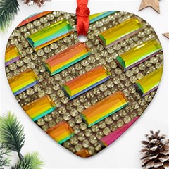 Colors Color Live Texture Macro Ornament (heart) by Sapixe