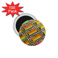 Colors Color Live Texture Macro 1 75  Magnets (100 Pack) 