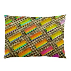 Colors Color Live Texture Macro Pillow Case by Sapixe