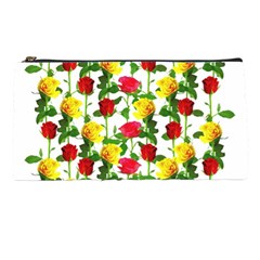 Rose Pattern Roses Background Image Pencil Cases by Sapixe