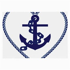 Anchor Chain Nautical Ocean Sea Large Glasses Cloth by Sapixe