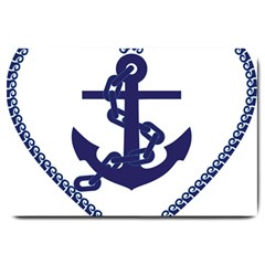 Anchor Chain Nautical Ocean Sea Large Doormat  by Sapixe