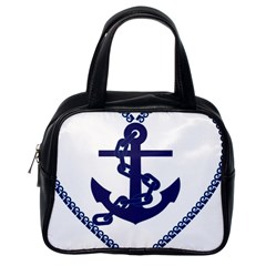 Anchor Chain Nautical Ocean Sea Classic Handbag (one Side) by Sapixe