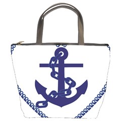 Anchor Chain Nautical Ocean Sea Bucket Bag by Sapixe